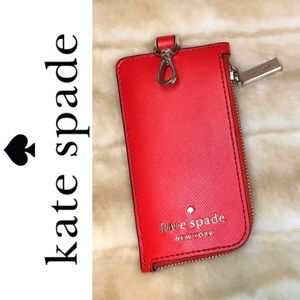 KATE SPADE melon Staci card holder